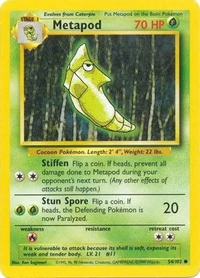 Metapod from Base Set