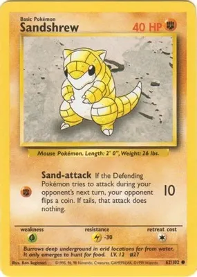Sandshrew from Base Set