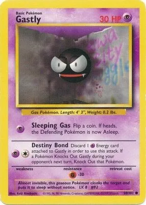 Gastly from Base Set