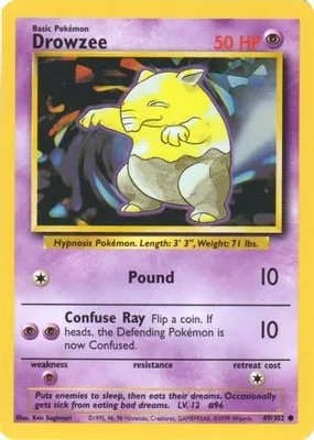 Drowzee from Base Set