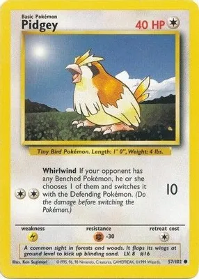 Pidgey from Base Set