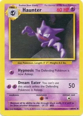 Haunter from Base Set