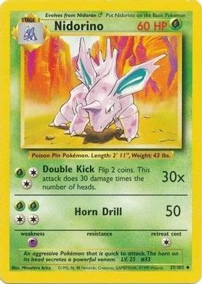Nidorino from Base Set