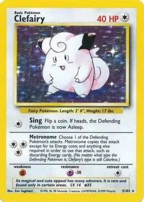 Clefairy from Base Set