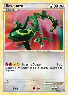 Rayquaza from Call of Legends