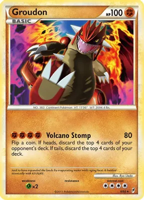 Groudon from Call of Legends