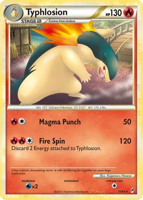 Typhlosion from Call of Legends