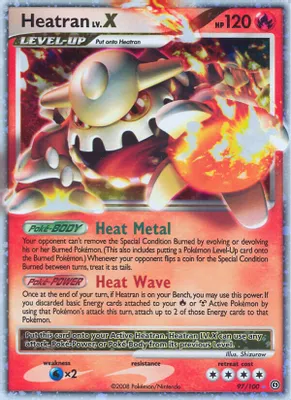 Heatran LV.X from Stormfront