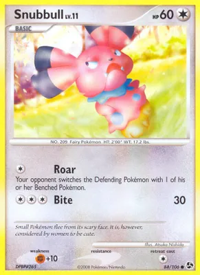 Snubbull from Great Encounters