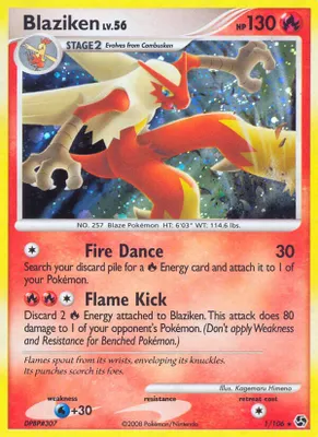 Blaziken from Great Encounters