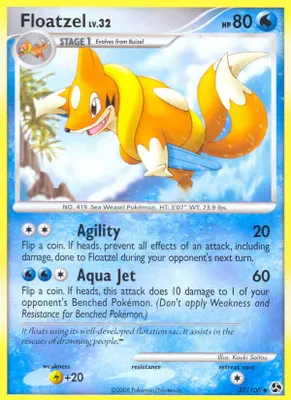 Floatzel from Great Encounters