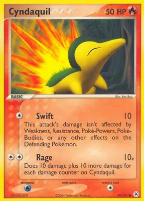 Cyndaquil from EX Hidden Legends