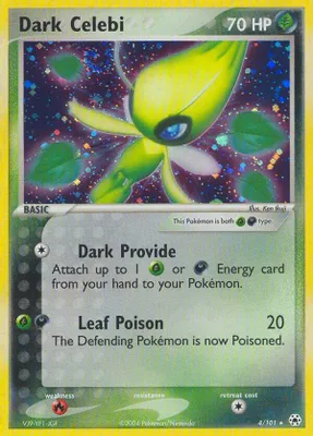 Dark Celebi from EX Hidden Legends