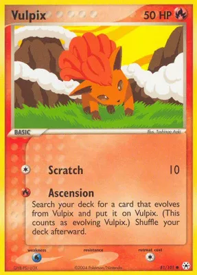Vulpix from EX Hidden Legends