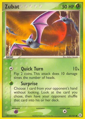 Zubat from EX Hidden Legends