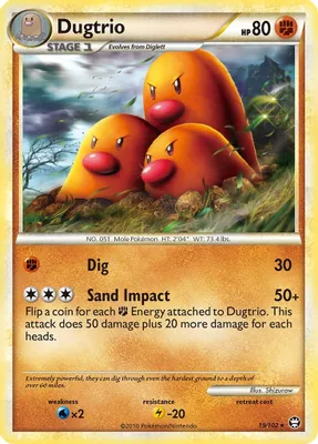 Dugtrio from Triumphant