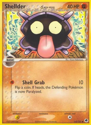 Shellder (Delta Species) from EX Dragon Frontiers