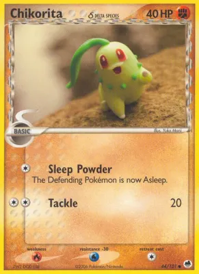 Chikorita (Delta Species) from EX Dragon Frontiers