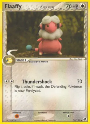 Flaaffy (Delta Species) from EX Dragon Frontiers