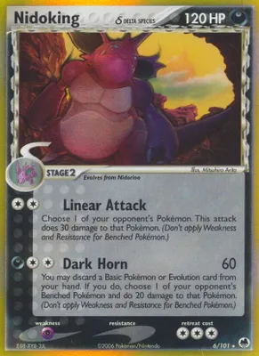 Nidoking (Delta Species) from EX Dragon Frontiers