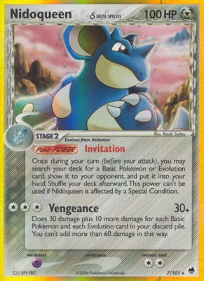 Nidoqueen (Delta Species) from EX Dragon Frontiers