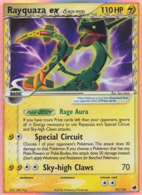 Rayquaza ex (Delta Species) from EX Dragon Frontiers