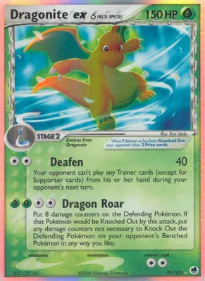 Dragonite ex (Delta Species) from EX Dragon Frontiers