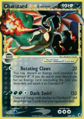 Charizard Star (Delta Species) from EX Dragon Frontiers