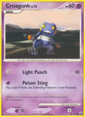 Croagunk from Majestic Dawn