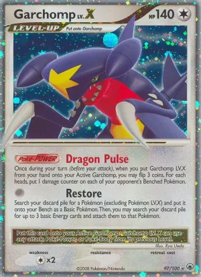 Garchomp LV.X from Majestic Dawn