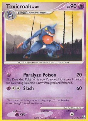 Toxicroak from Majestic Dawn