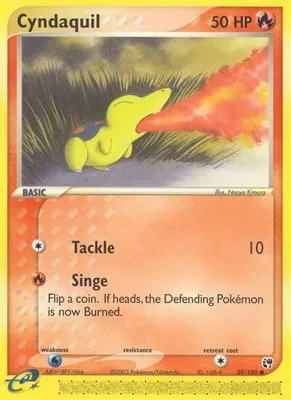 Cyndaquil from EX Sandstorm