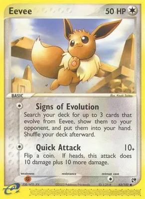 Eevee from EX Sandstorm