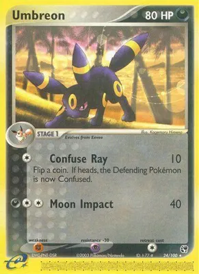 Umbreon from EX Sandstorm