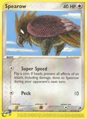 Spearow from EX Sandstorm