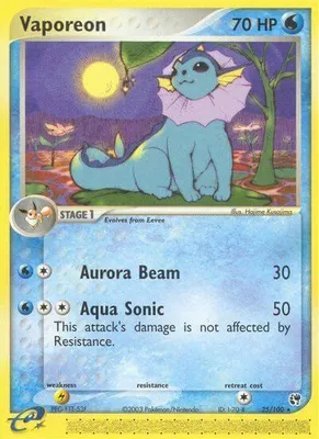 Vaporeon from EX Sandstorm