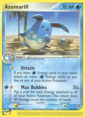 Azumarill from EX Sandstorm