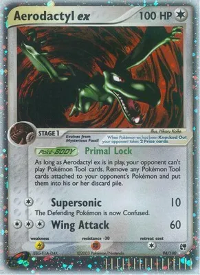 Aerodactyl ex from EX Sandstorm