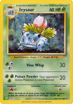 Ivysaur from Trading Card Game Classic