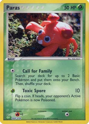 Paras from Trading Card Game Classic