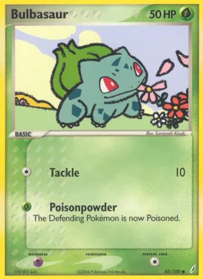 Bulbasaur - 045/100 from EX Crystal Guardians