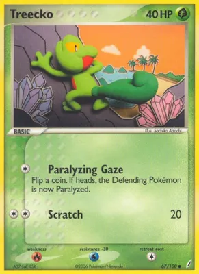 Treecko from EX Crystal Guardians