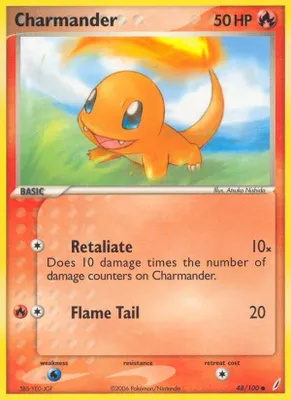 Charmander from EX Crystal Guardians