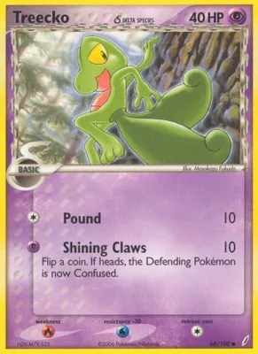 Treecko (Delta Species) from EX Crystal Guardians