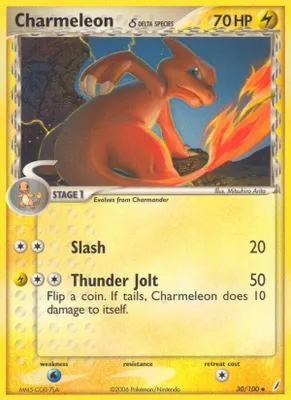 Charmeleon (Delta Species) from EX Crystal Guardians