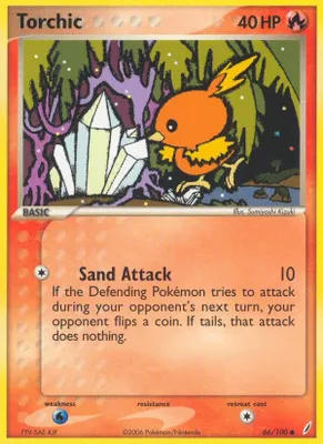 Torchic - 066/100 from EX Crystal Guardians