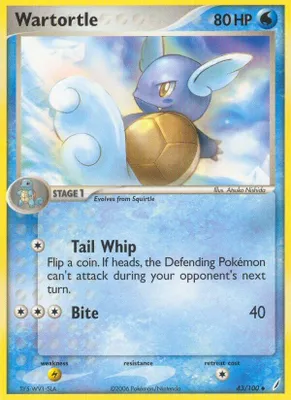 Wartortle - 043/100 from EX Crystal Guardians