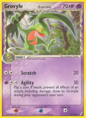 Grovyle (Delta Species) from EX Crystal Guardians