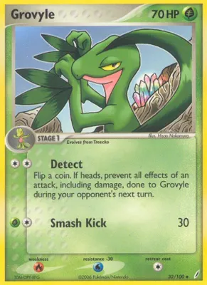 Grovyle from EX Crystal Guardians