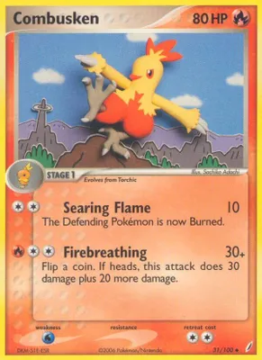 Combusken - 031/100 from EX Crystal Guardians